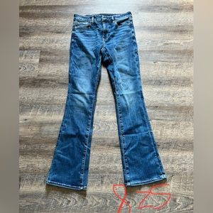 America Eagle skinny kick boot cut jeans
